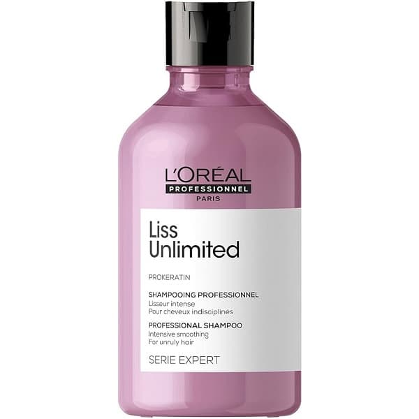 L'Oreal Professionnel Liss Unlimited Shampoo with Pro-Keratin and Kukui Nut Oil - 300ml