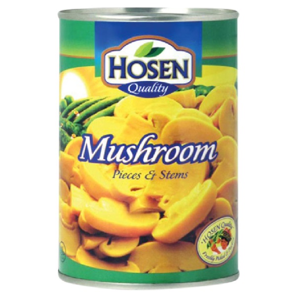 Hosen Quality Mushroom Pieces & Stems 425gm - Buy online at BDyana