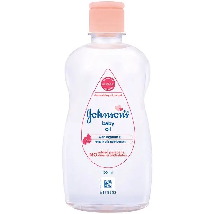 Johnson's Baby Oil with Vitamin E 50ml - Johnson's Baby Oil with Vitamin E 100ml
